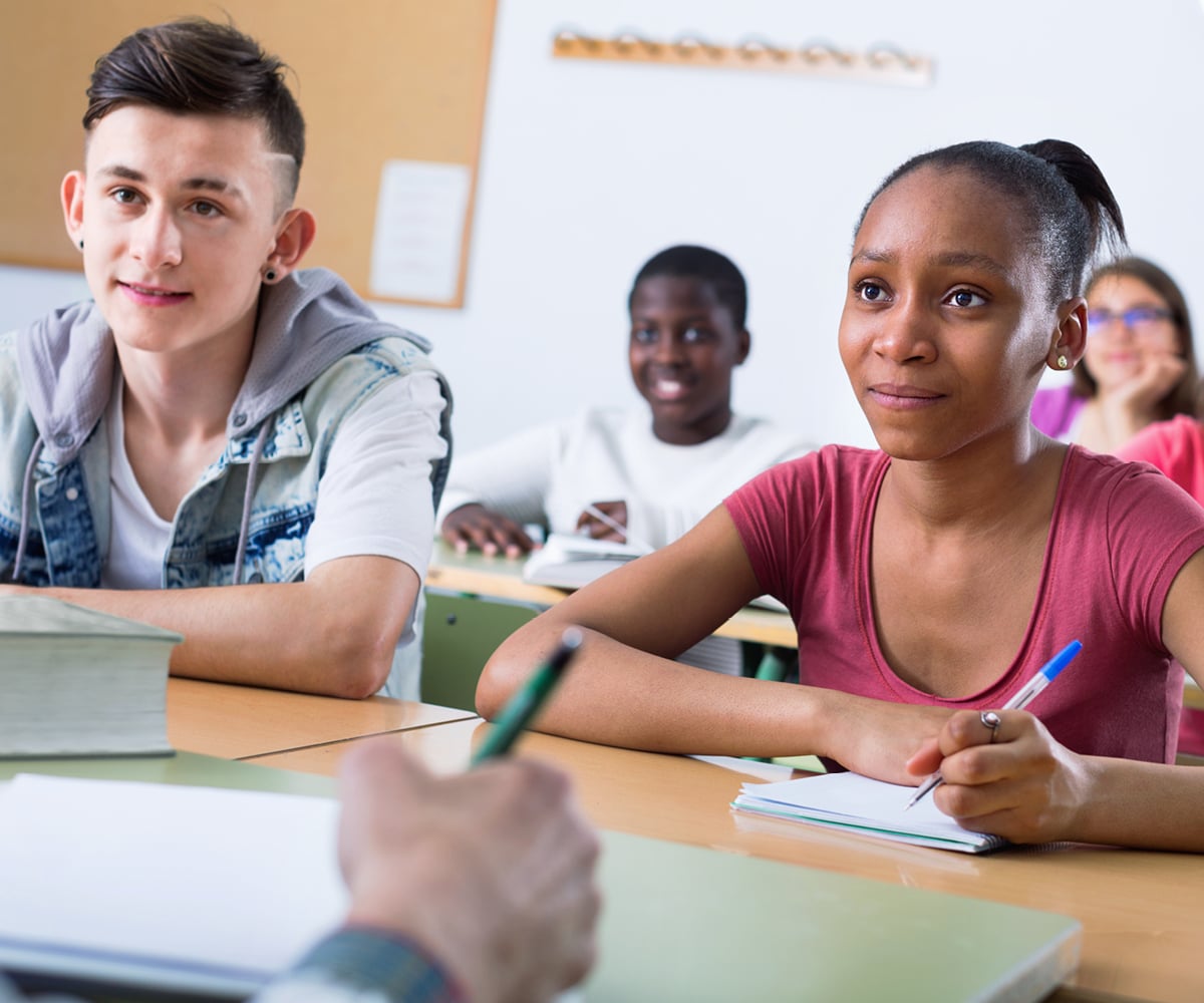 Students learning