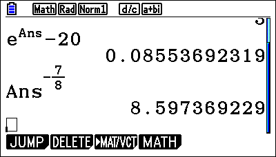 Further calculations