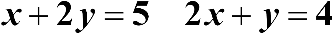 Simultaneous Equations