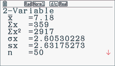 statistics Bivariate Data 