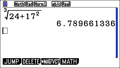 Casio fx-CG50 calculator