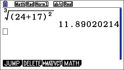 Casio fx-CG50 calculator
