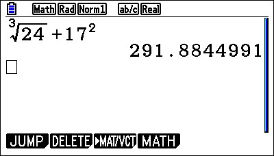 Casio fx-CG50 calculator