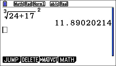 Casio fx-CG50 calculator