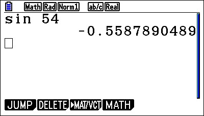 Casio fx-CG50 calculator