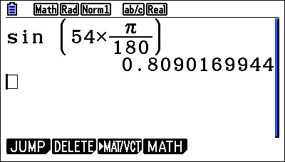 Casio fx-CG50 calculator