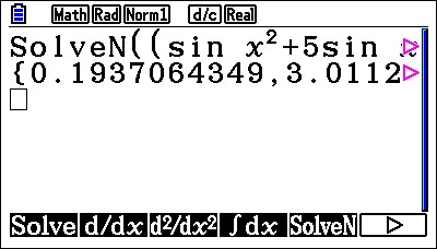 Run-Matrix-SolveN Trigonometry