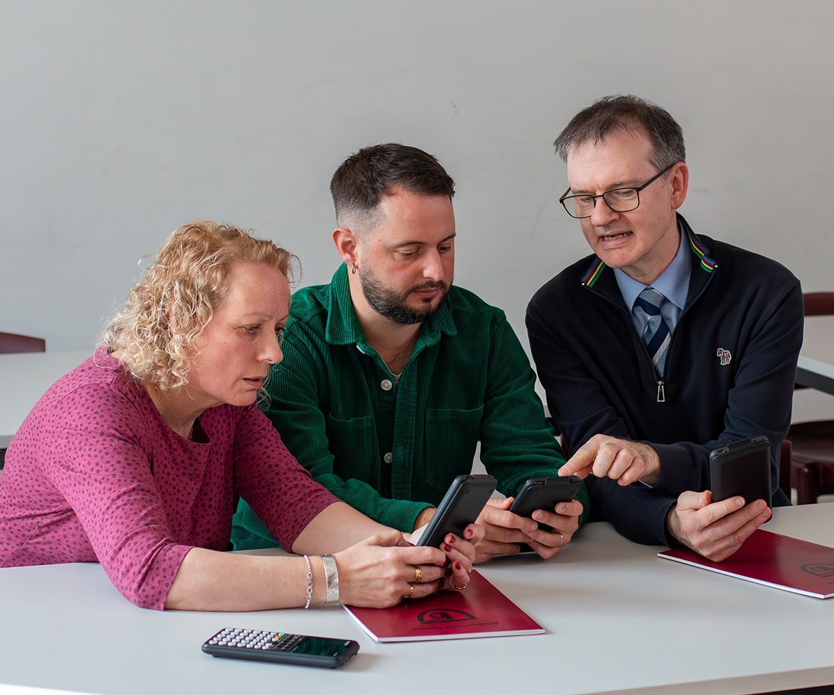 Casio fx-CG100 graphic calculator in the classroom