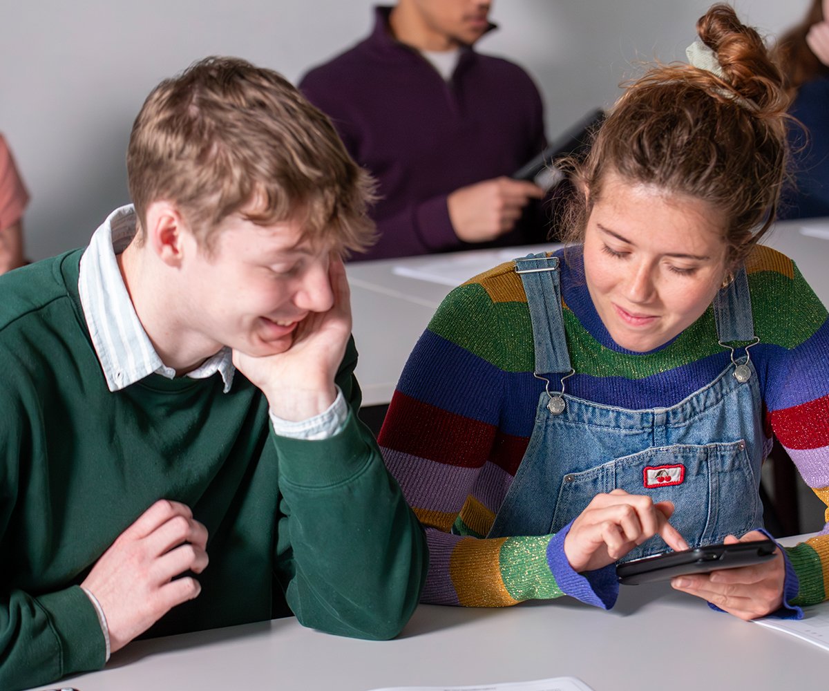 Casio fx-CG100 graphic calculator in the classroom
