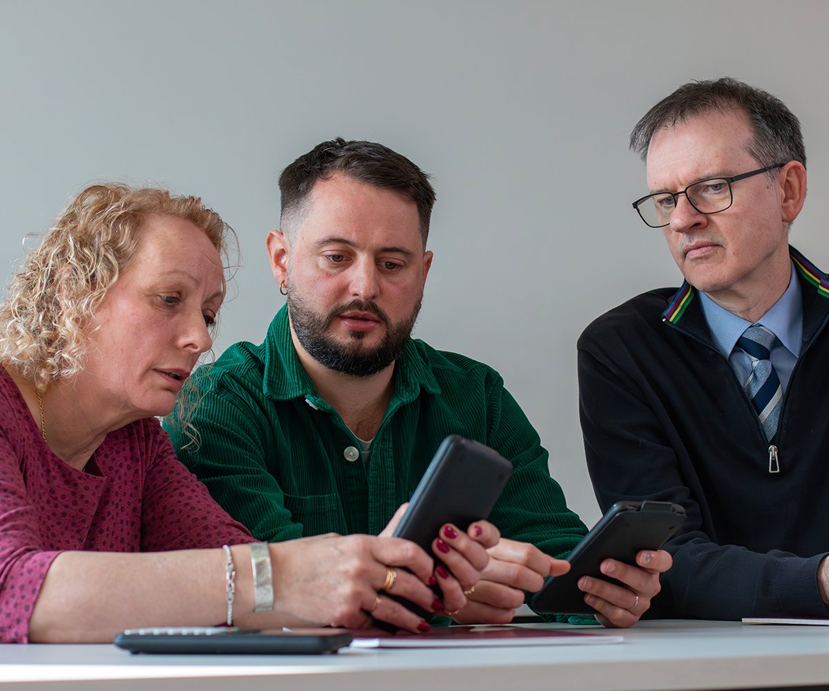 Casio fx-CG100 graphic calculator in the classroom