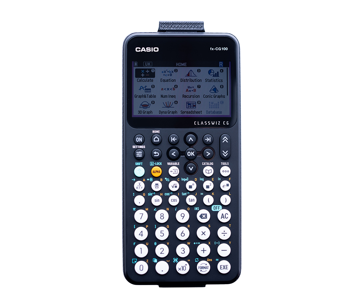 Exam mode on the Casio fx-CG100