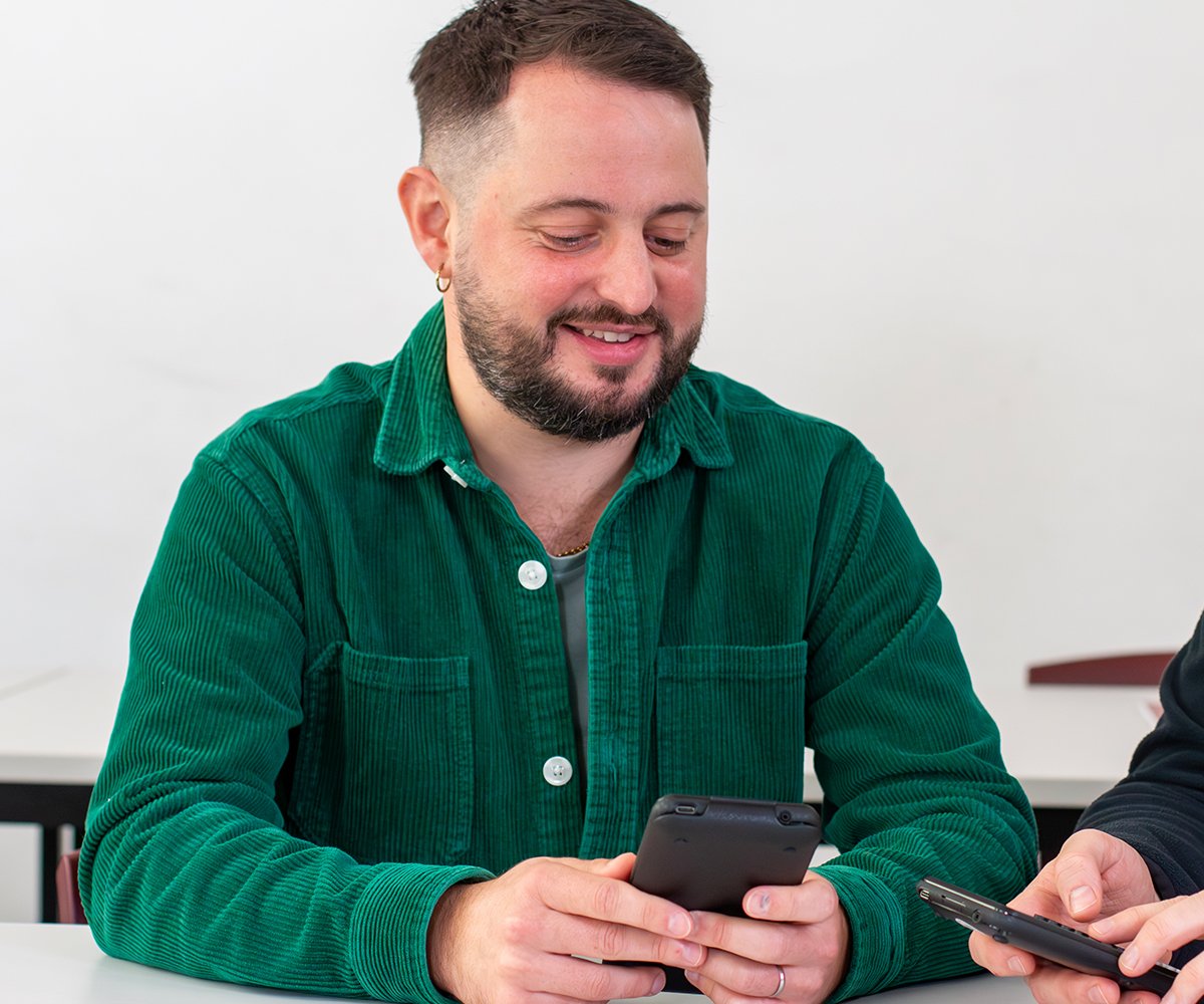 Seb Bicen using the fx-CG100 calculator