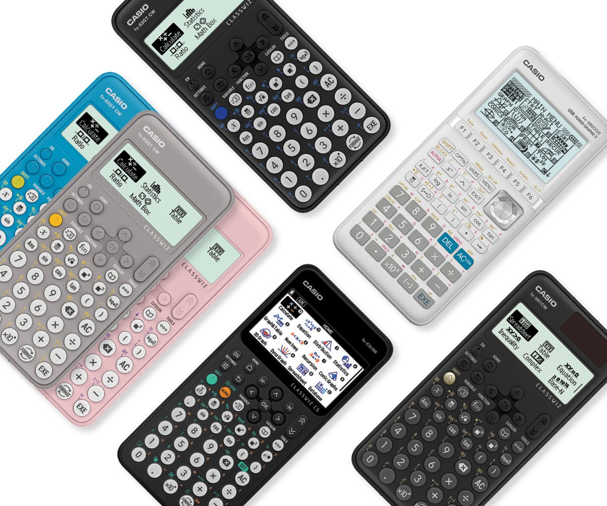 All Casio calculators for education