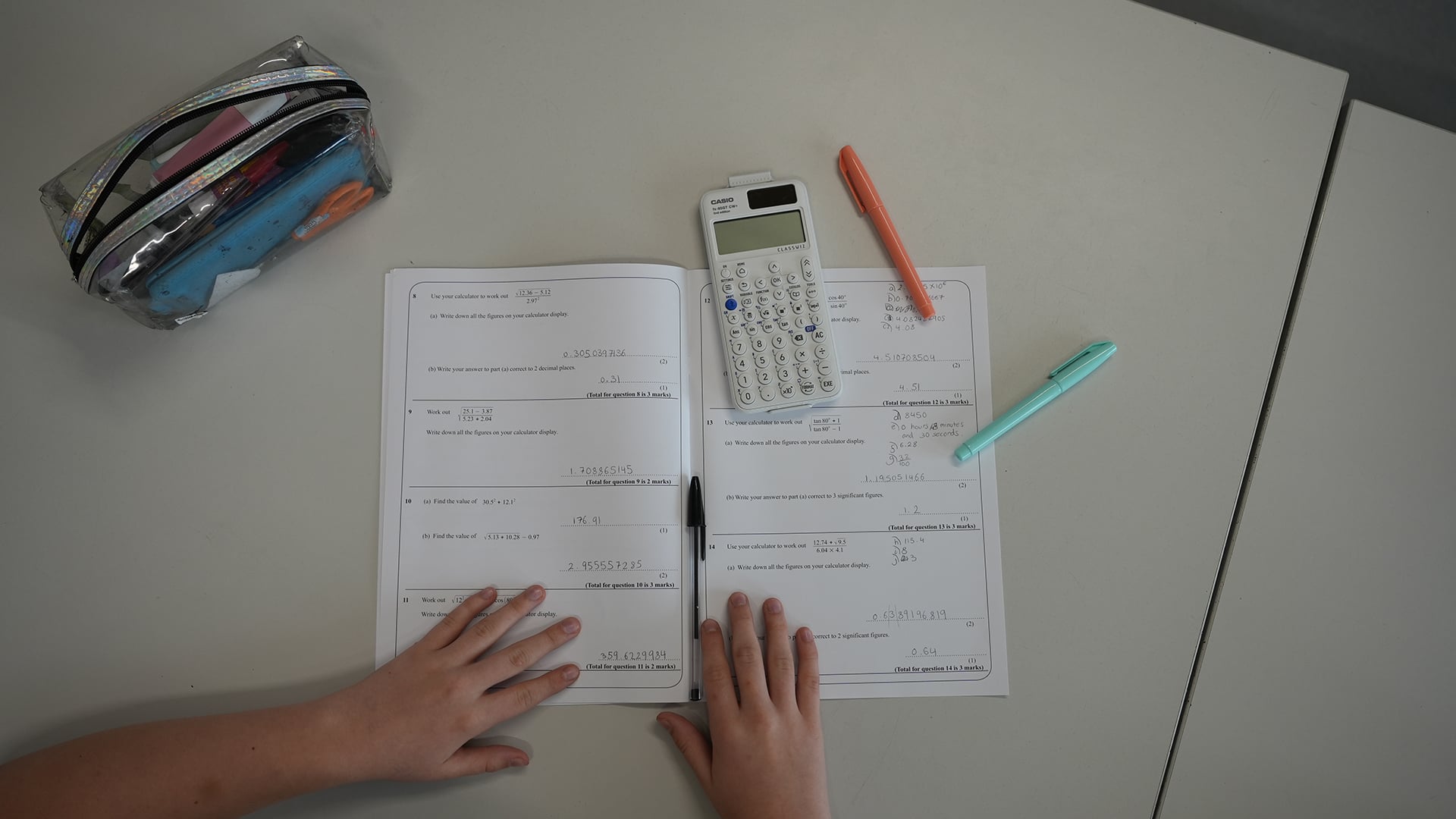 Casio ClassWiz+ scientific calculators