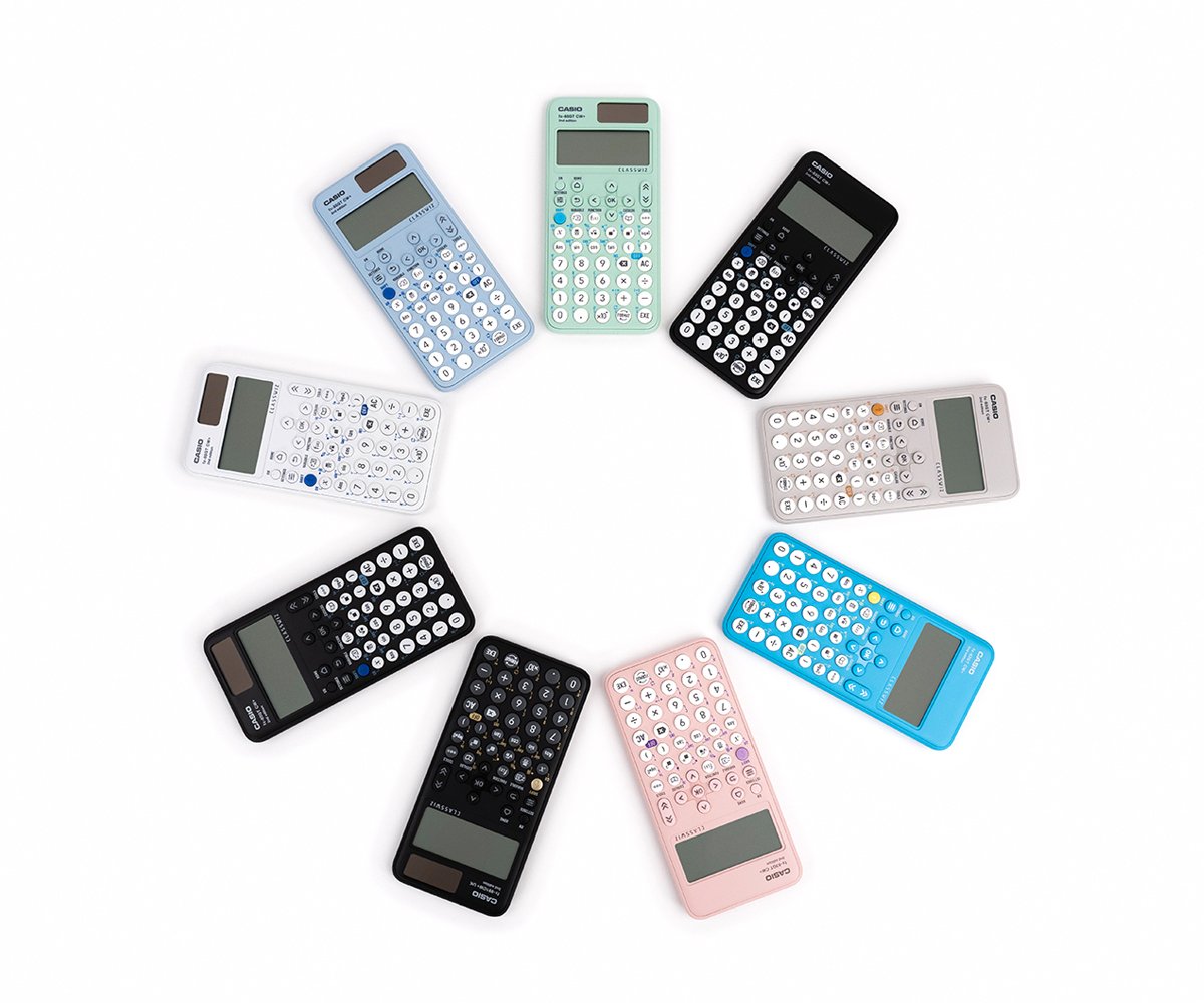Casio ClassWiz+ colour range