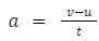 Velocity calculation