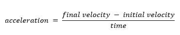 Velocity and time
