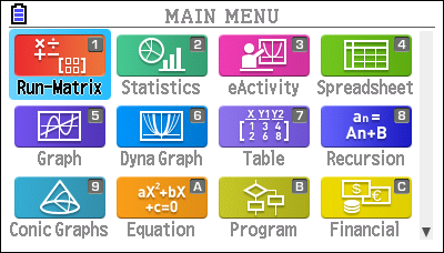 fx-CG50 graphic calculator