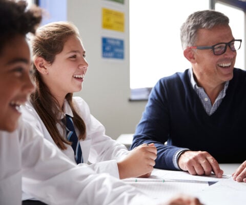 Students learning