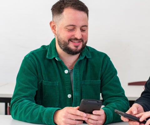 Seb Bicen using the fx-CG100 calculator