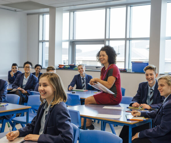 teachers and students in classroom