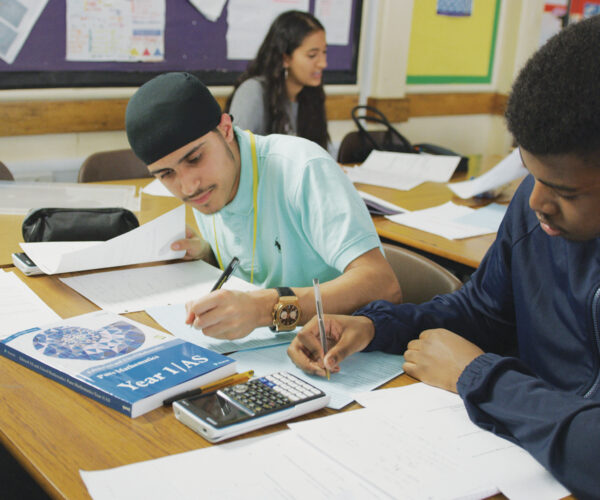 A Level students using the Casio fx-CG50