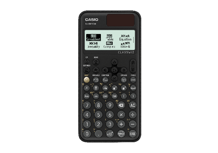 Casio fx cg50 discount inequalities